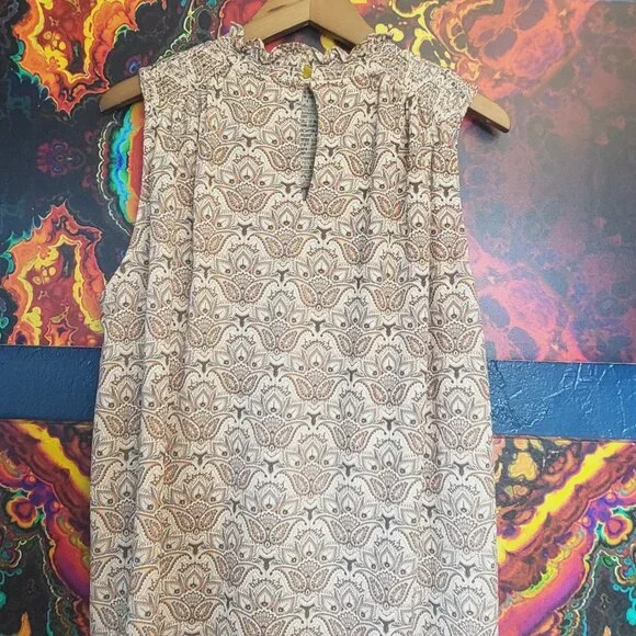 Melloday ~ Size XL ~ Smocked ~ Sleeveless Top ~ NWOT - Picture 3 of 9